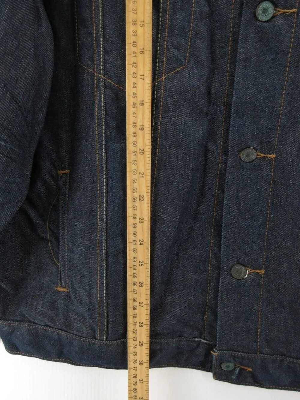 VINTAGE Levis Jacket XXL Standard Trucker Denim Button Up Y2K NWT *